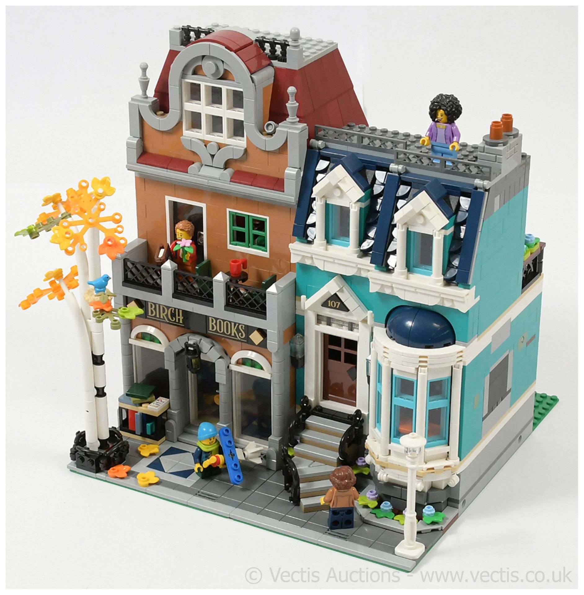 Lego Creator set number 10270 Bookshop, built