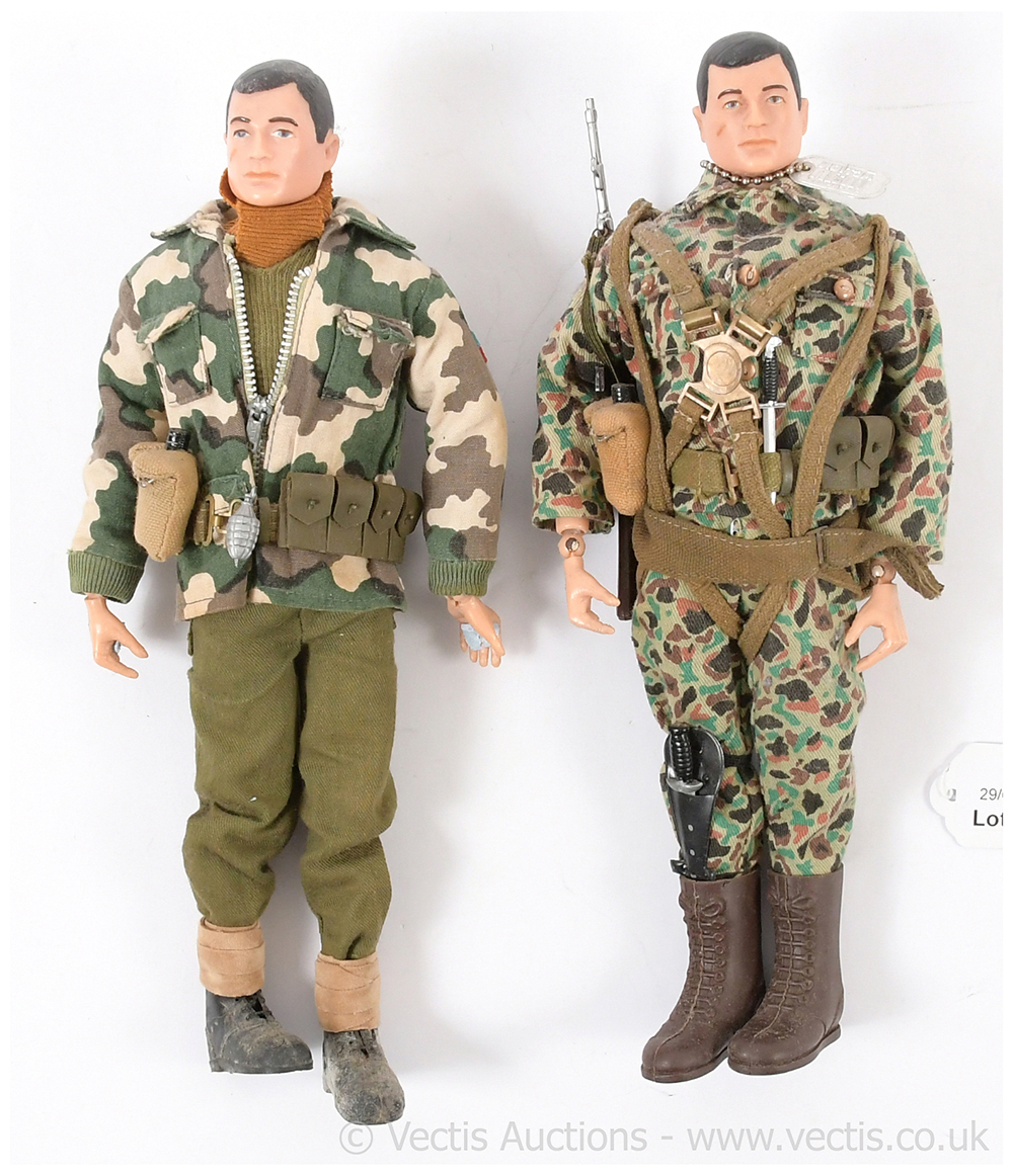 Palitoy Action Man Vintage Combat figures - both