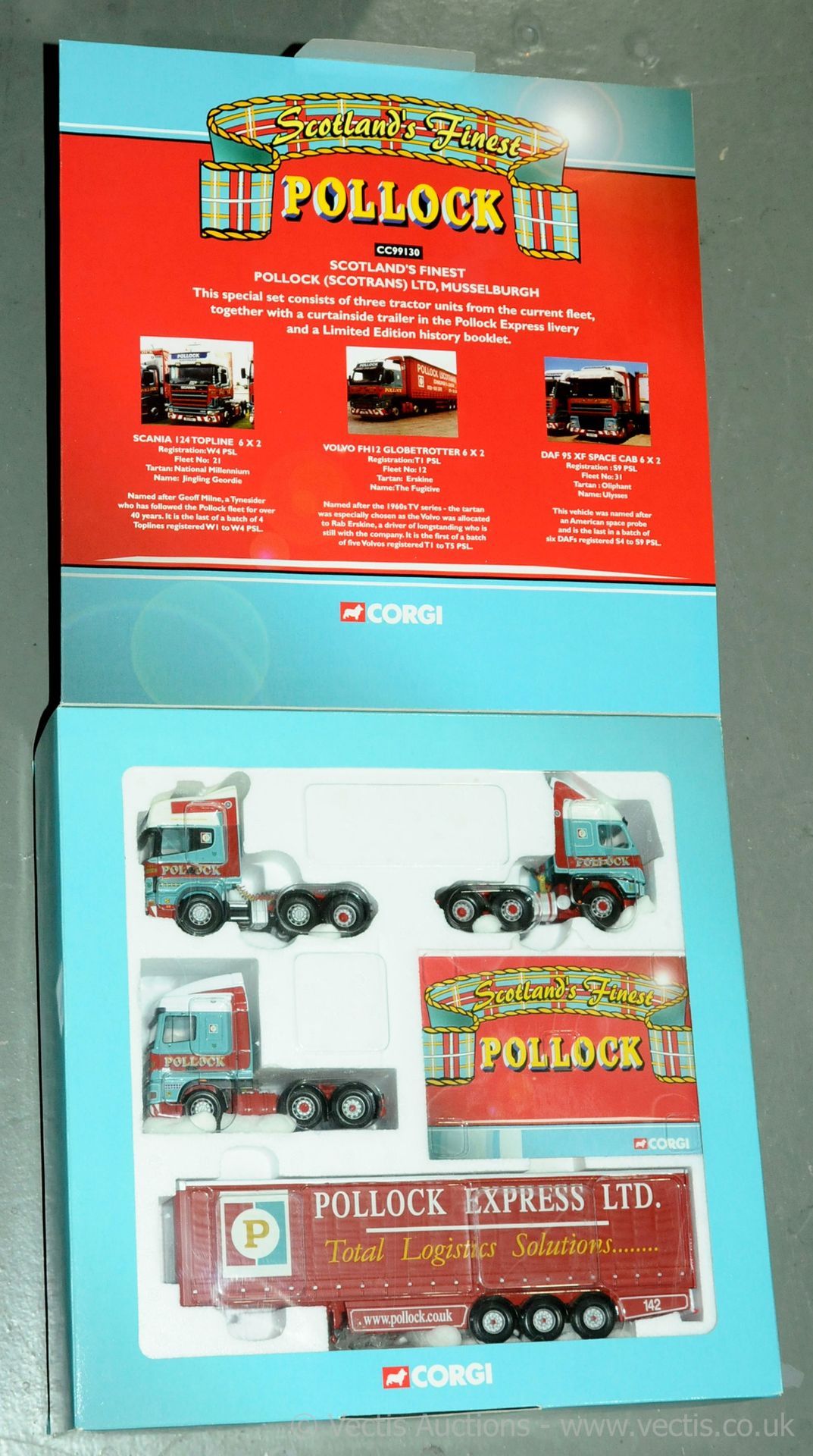 Corgi boxed CC99130 Set "Pollock Scotland's