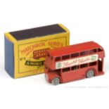 Matchbox Regular Wheels 5b London Bus "Players