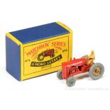 Matchbox Regular Wheels 4b Massey Harris Tractor