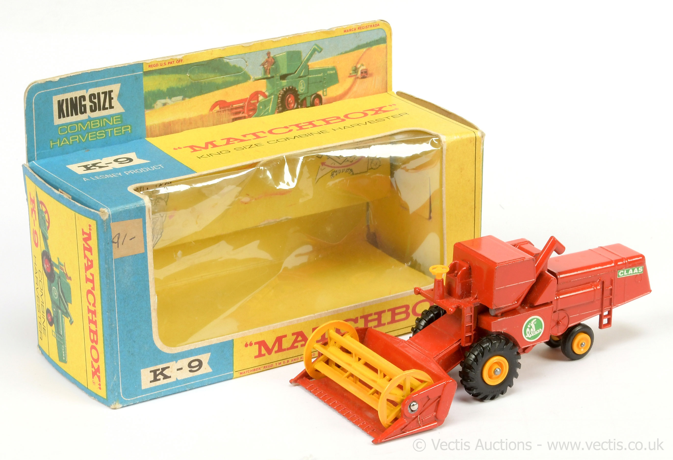 Matchbox King Size K9 Claas Combine Harvester