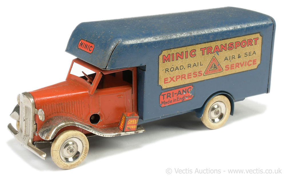 Triang Minic pre-war Luton Delivery Van - scarce 