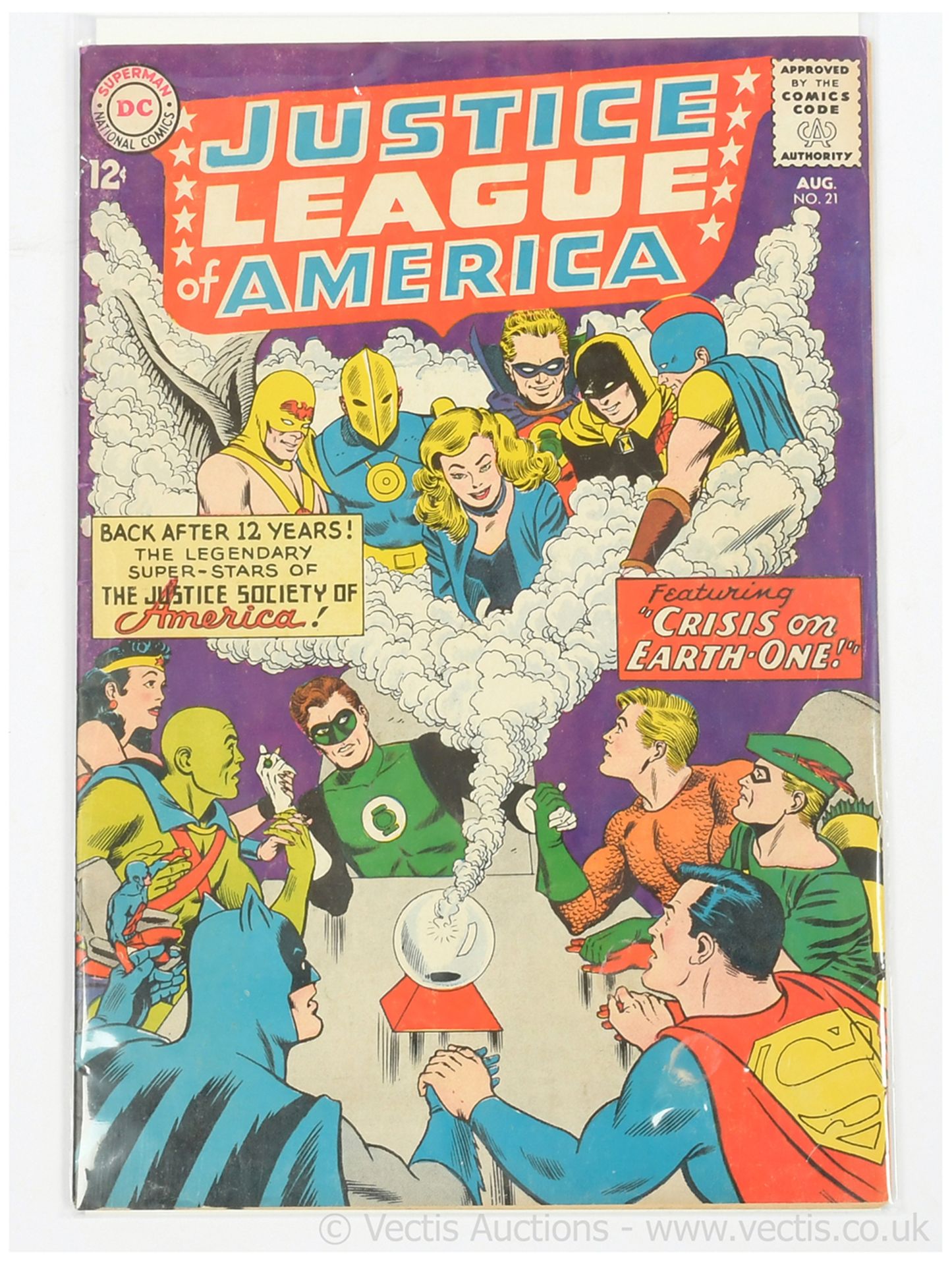 DC Justice League of America #21, August 1963,