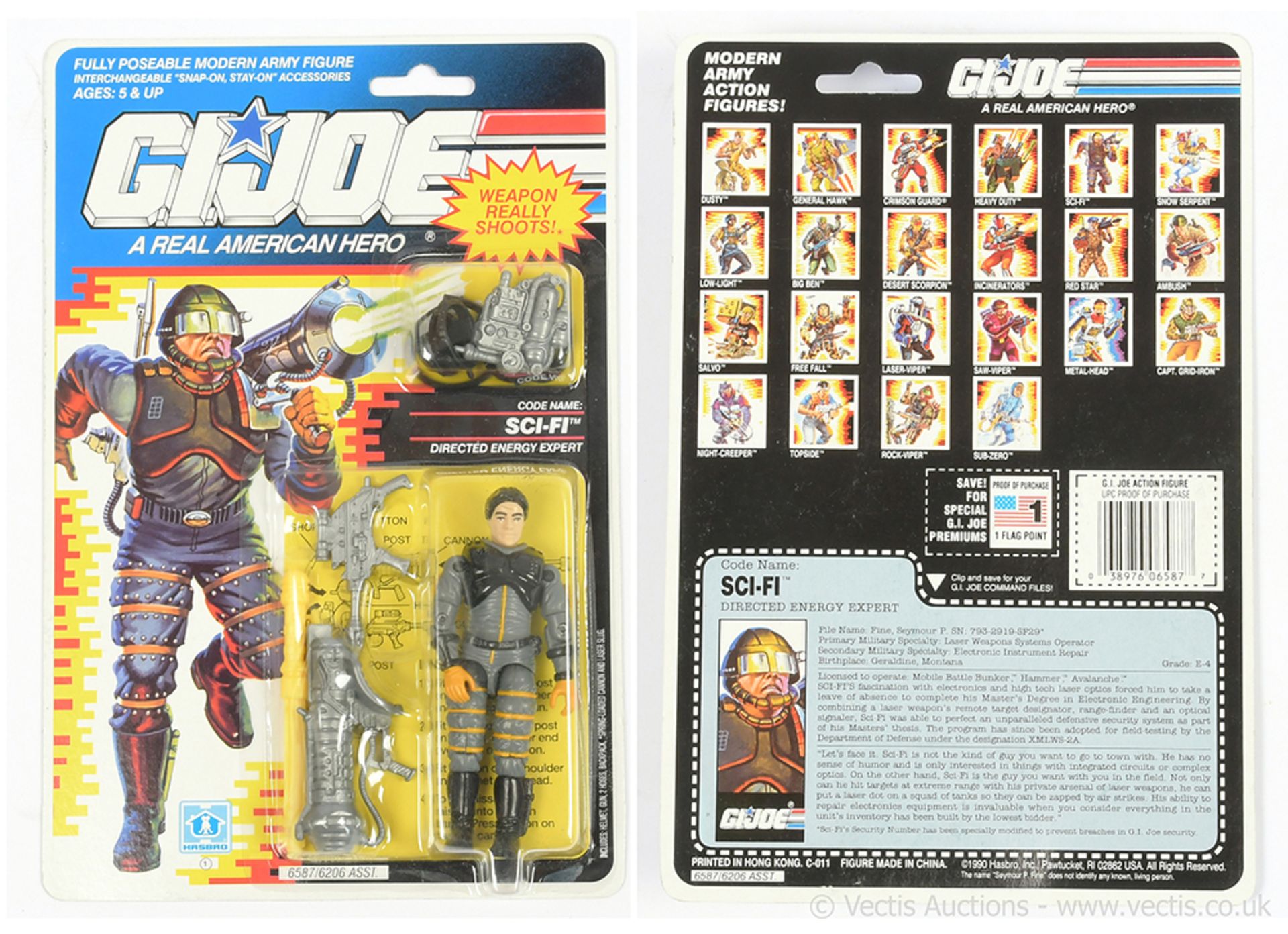 Hasbro GI Joe Sci-Fi 3 3/4" figure, Mint, within 