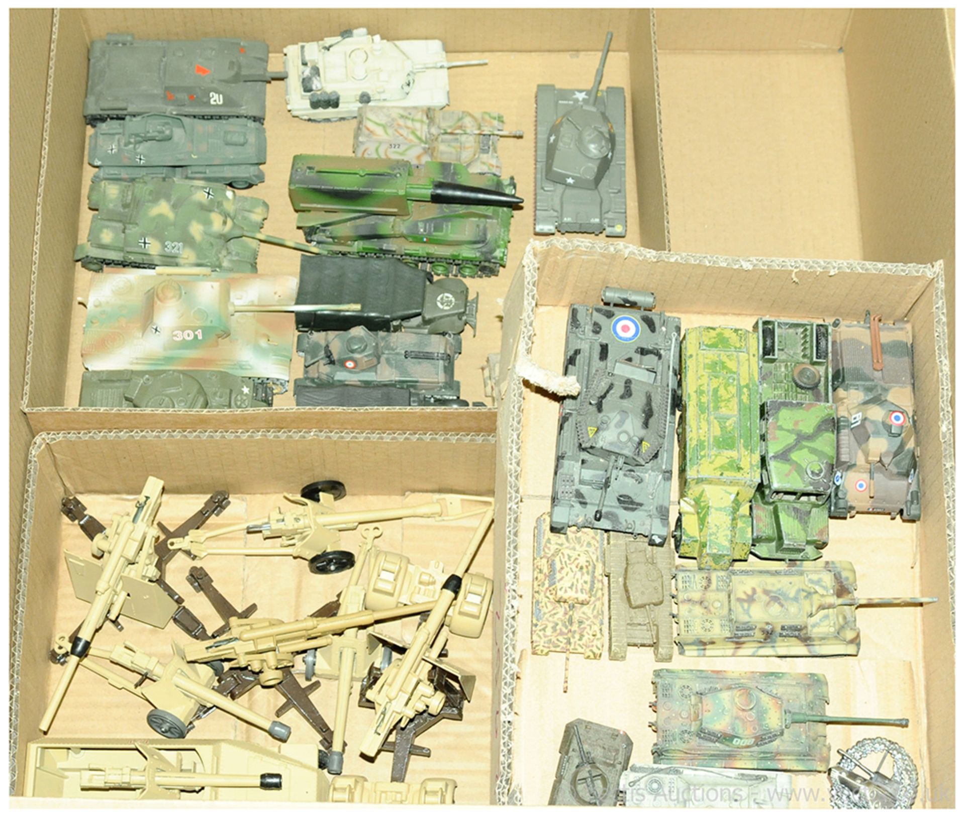GRP inc Solido, Corgi, Dinky Unboxed Military