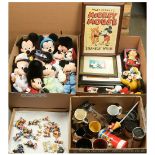 Large Disney Mickey Mouse items plush toys and