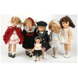 GRP inc Collection of dolls, (1) & (2) Effanbee