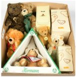 GRP inc Collection of German Teddy Bears x six,