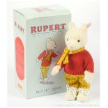 Steiff Classic Rupert the Bear, white alpaca