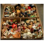 Large plush teddy bears Past Times boxed