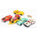 Corgi Rockets unboxed group to include Ford Escort "Daily Mirror" Rally Car; Jaguar XJ6; Volvo P1800