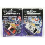 Hasbro (circa 1986) "The Transformers" a pair (1) Battlecharger Runamuck and (2) Battlecharger "Runa