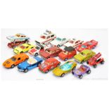 Corgi Whizzwheels a unboxed group to include Toyota 2000GT; Volkswagen Saloon "Flower Power" Mercede