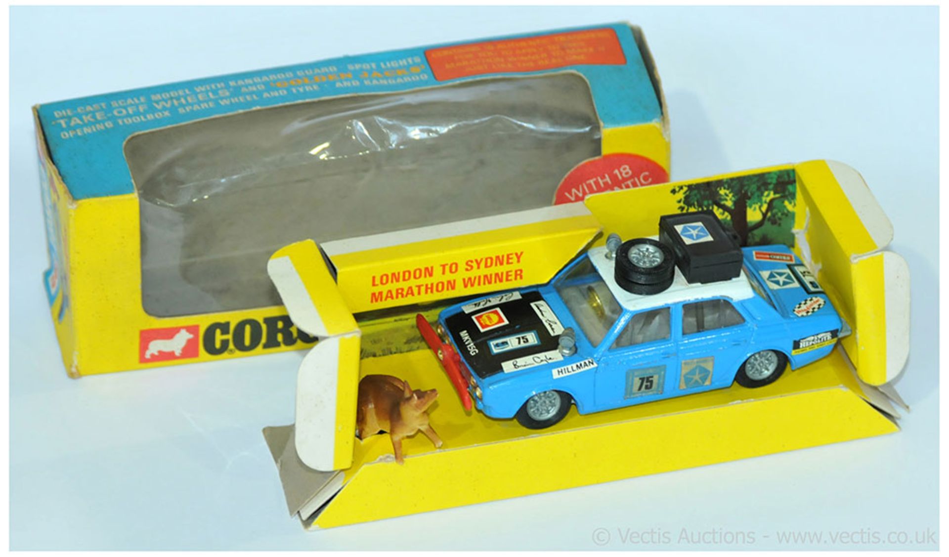 Corgi boxed 302 Hillman Hunter with Kangaroo