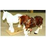 PAIR inc Melba Ware Ceramic Horses (1) "Spirit