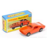 Matchbox Superfast 8a Ford Mustang - burnt