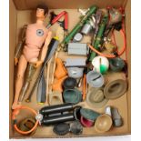 QTY inc Palitoy Action Man vintage, unboxed