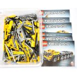 Lego Technic Crane Set 42009, Opened set within