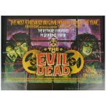 The Evil Dead 1981 video shop poster, has been