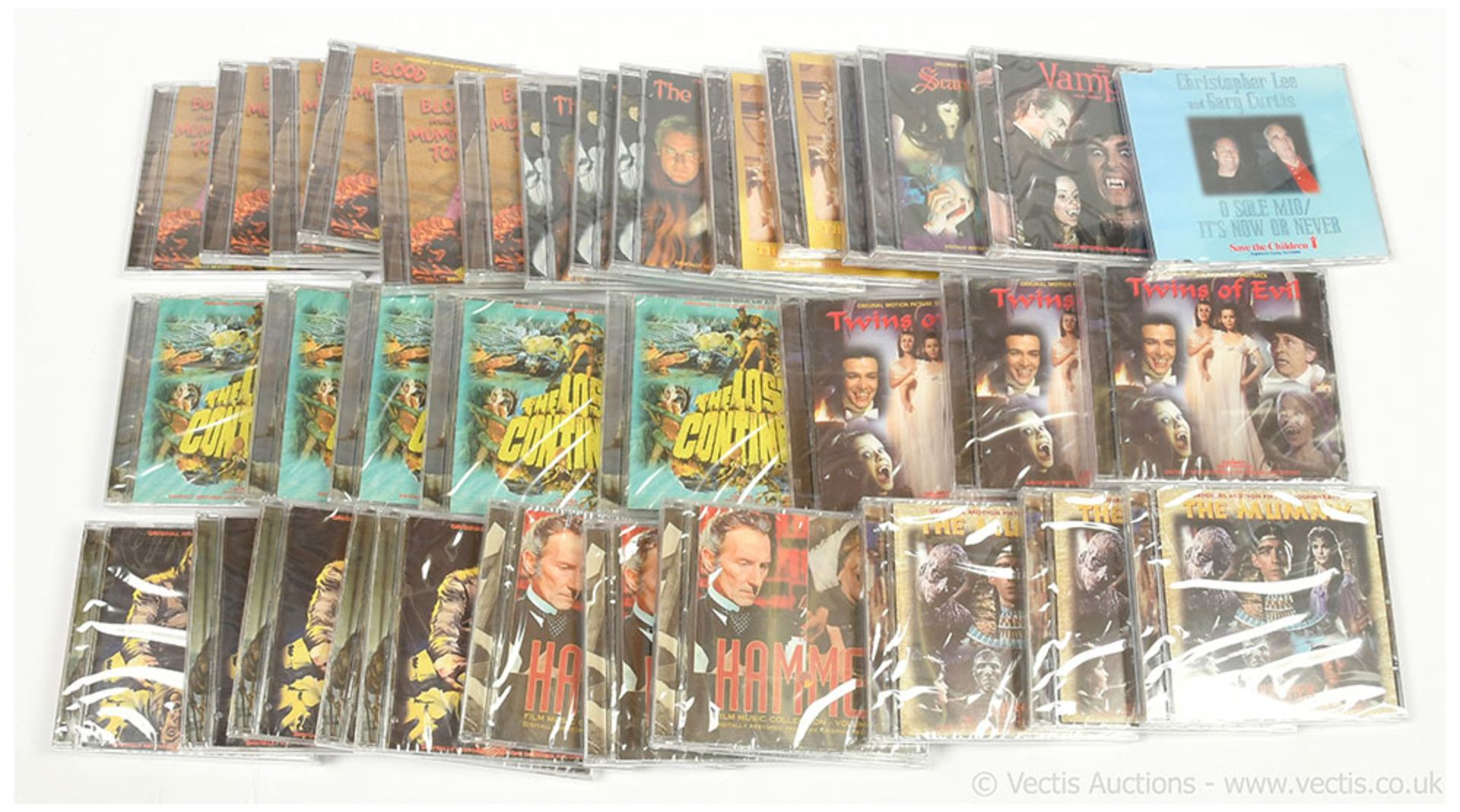 GRP inc Quantity of Hammer Films soundtrack CDs