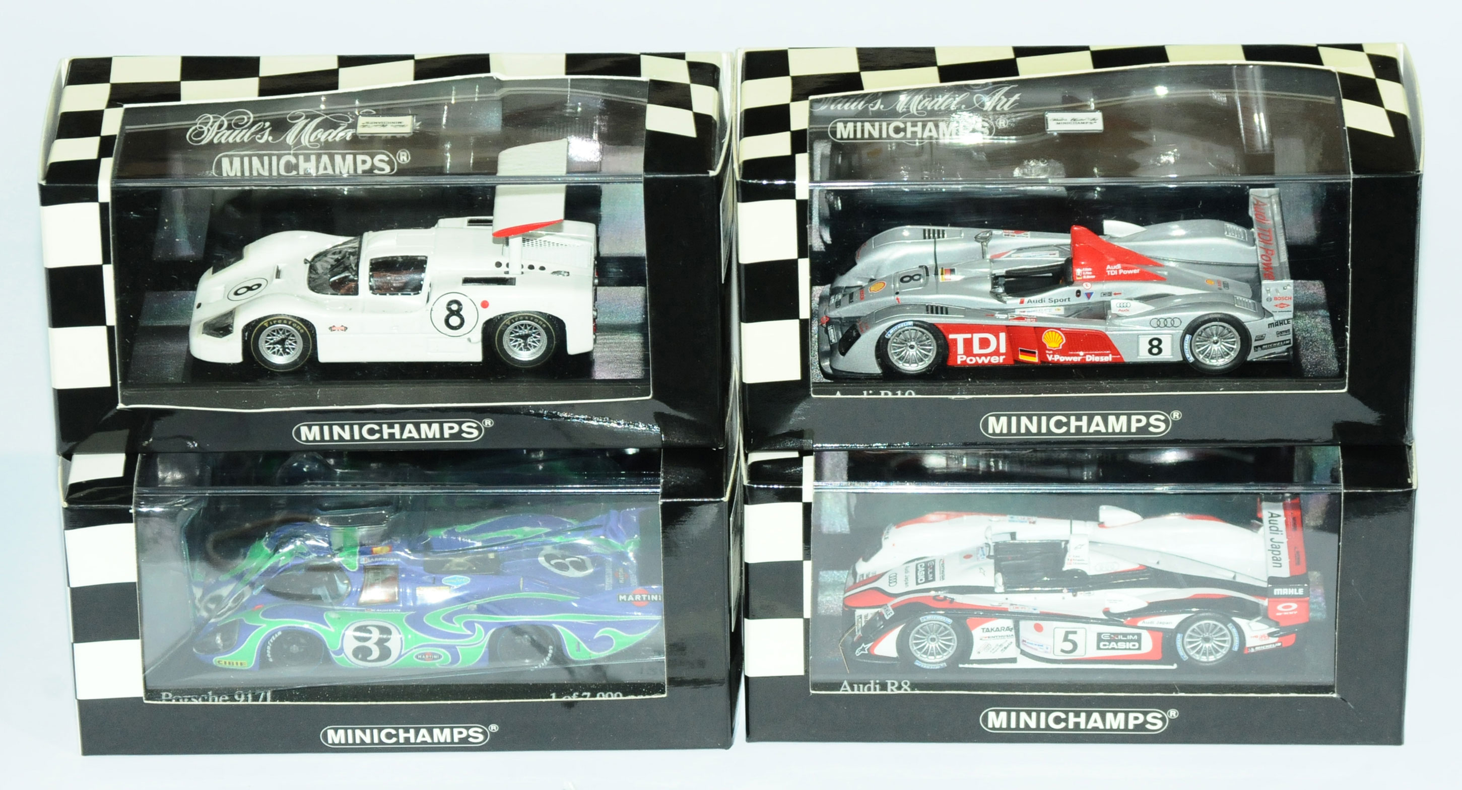 GRP inc Minichamps, boxed Le Mans 1/43rd Racing