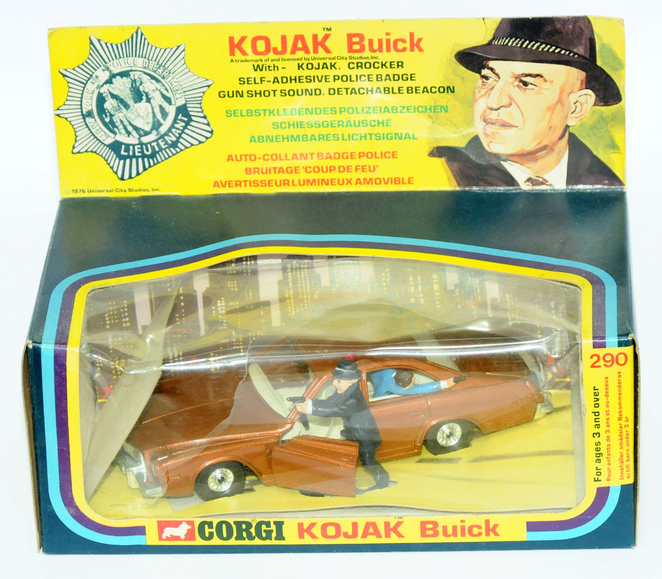 Corgi boxed 290 Kojak Buick (with Police badge). 