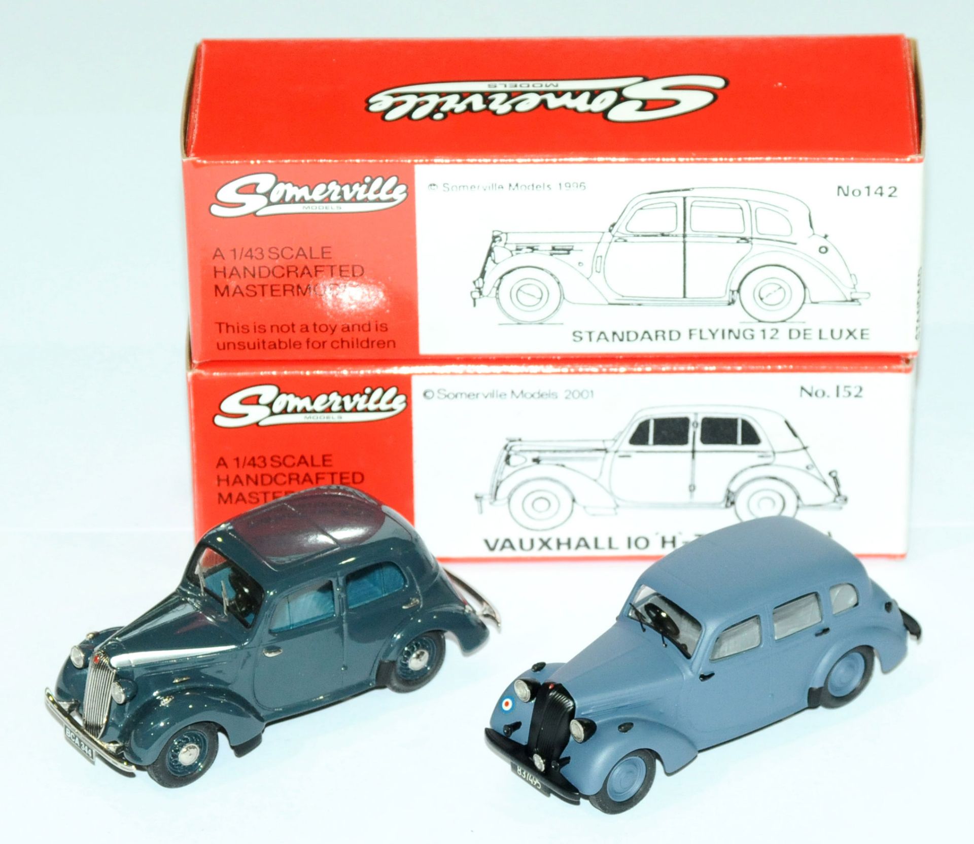 PAIR inc Somerville Models boxed 152 Vauxhall IO 
