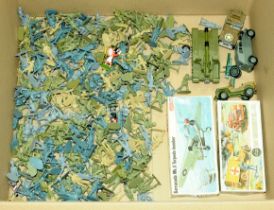 A Military related 2x boxed Airfix Kits, unboxed