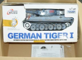 A boxed Remote Control German Tiger Tank.