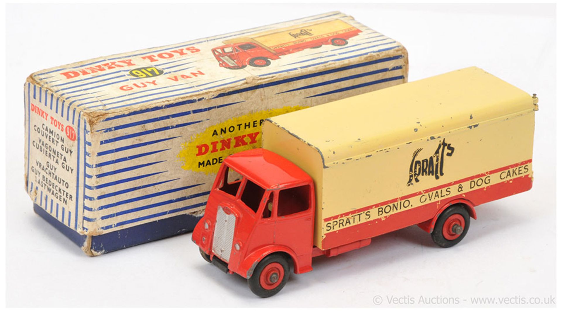 Dinky 917 Guy (Type 1) Van "Spratt's" - two-tone 