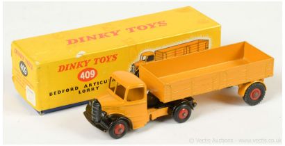 Dinky 409 Bedford Articulated Lorry - yellow