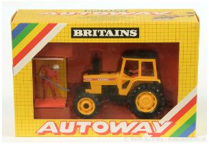 Britains Autoway? 9812 Ford 7710 Tractor yellow,
