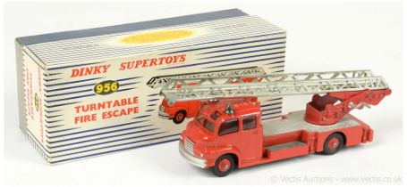 Dinky 956 Turntable Fire Escape - red plastic