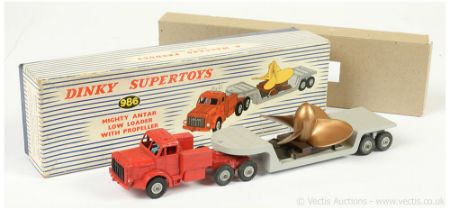 Dinky 986 Mighty Antar Low Loader with Propeller