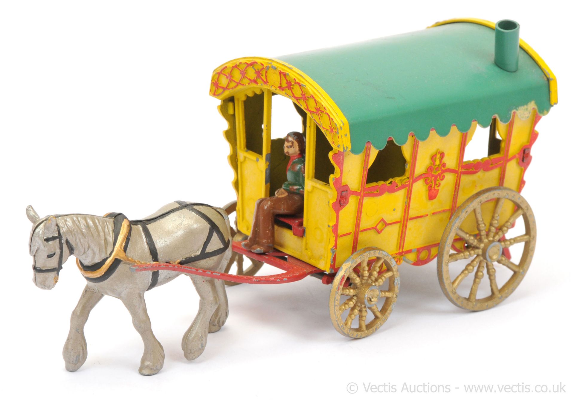 Morestone - Gypsy Caravan Set, Yellow Caravan