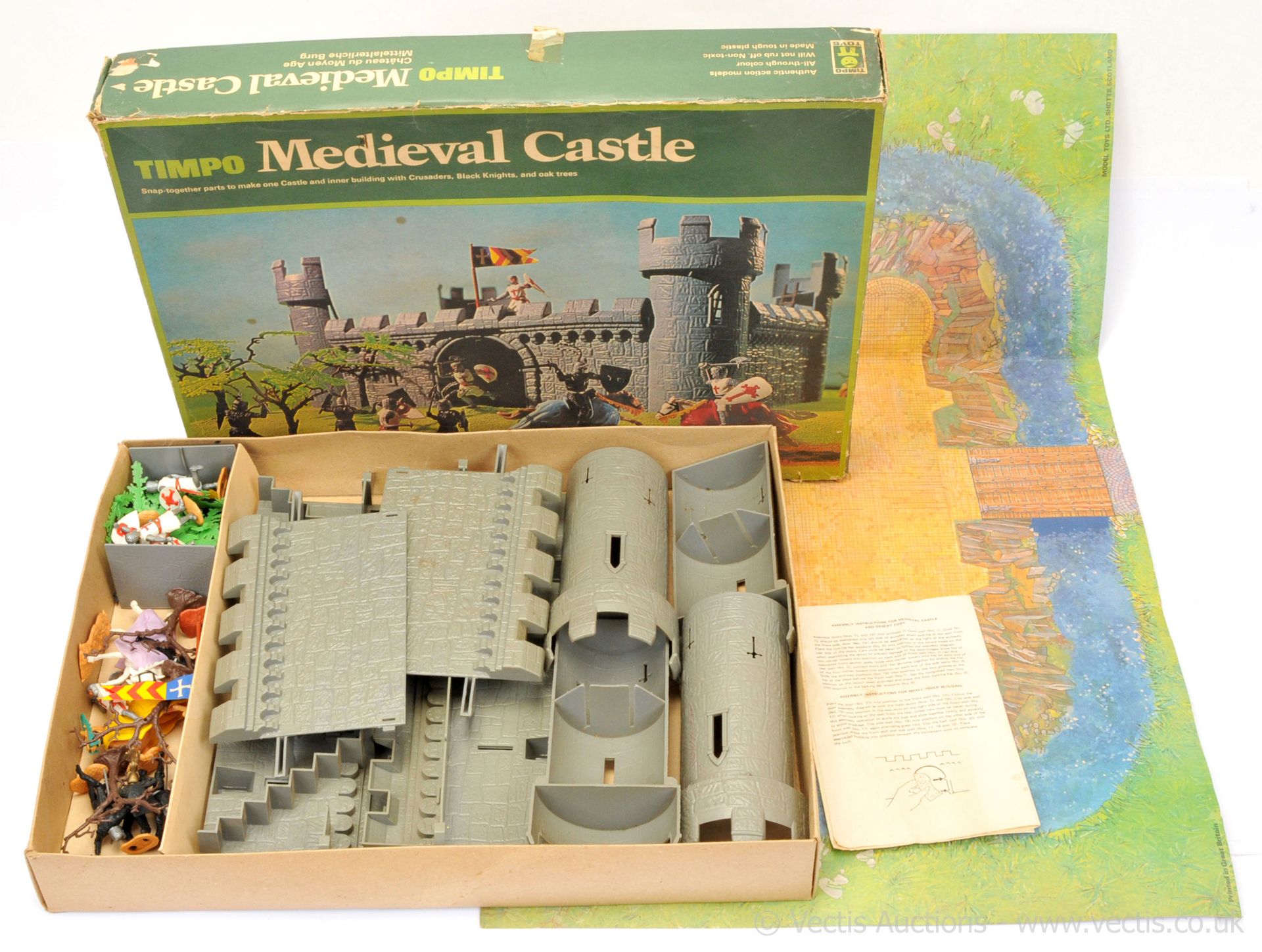 Timpo - Set Ref: 1802 - Medieval Castle, (1971