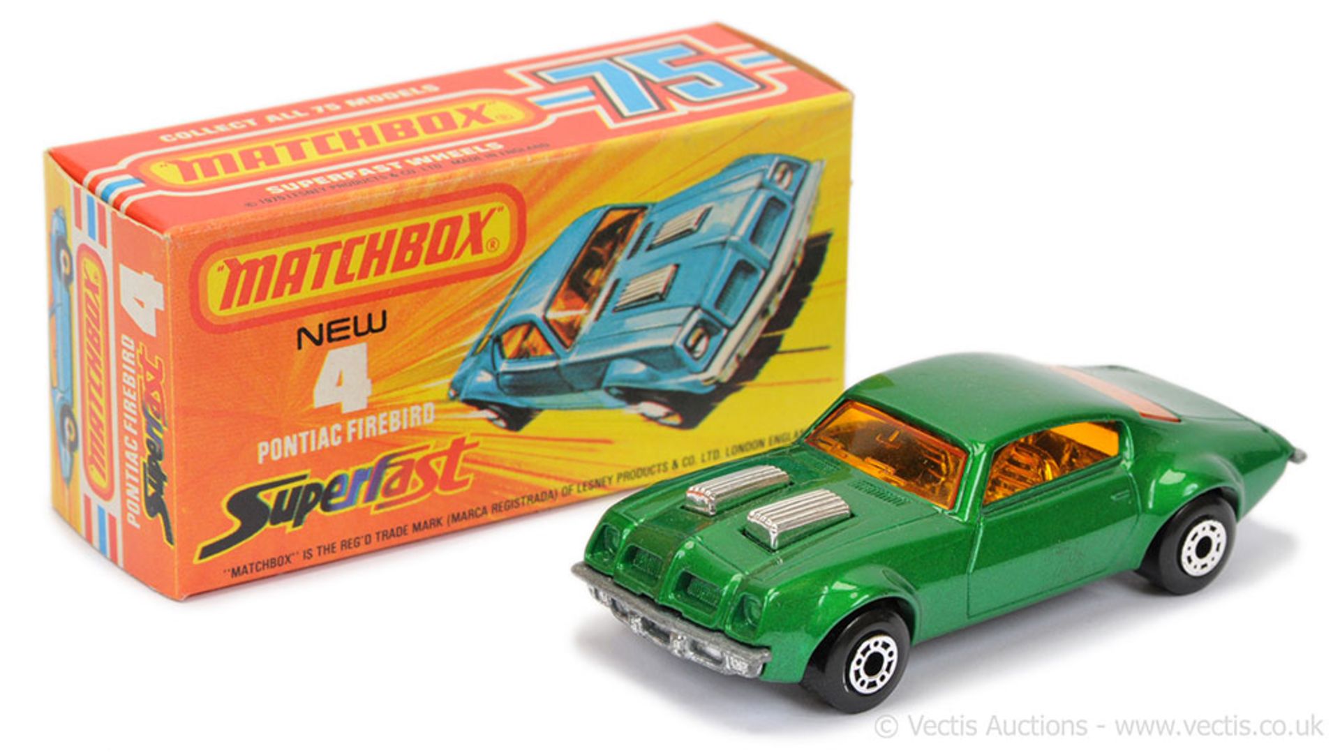 Matchbox Superfast 4c Pontiac Firebird Factory