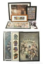 Collection of Doctor Who 6x framed posters and