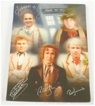 Doctor Who canvas picture featuring five
