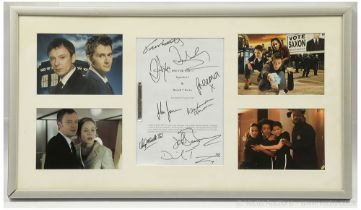 Doctor Who Autographed and framed script