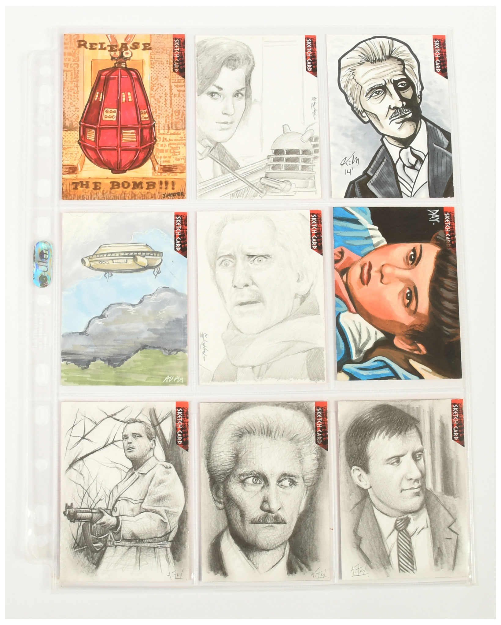 Collection of 5x Doctor Who trading card binders - Image 3 of 12