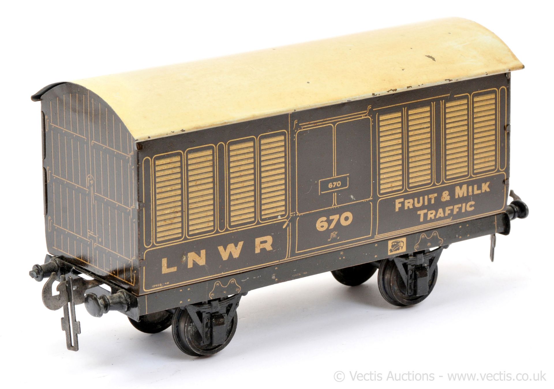 Carette Gauge 1 LNWR Fruit and Milk Traffic Van. 