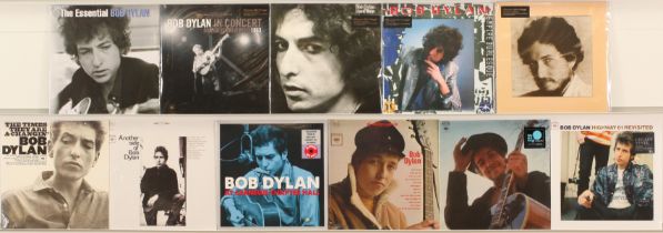 A collection of Recent Issue Bob Dylan LPs to include (1) The Times They Are A-Changing (2017 Eur...