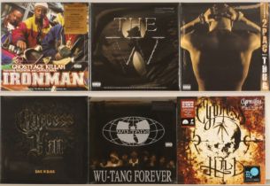 A collection of Recent Issue Rap and Hip Hop LPs and 12" to include (1) Ghostface Killah - Ironma...