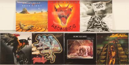 A collection of Recent Issue Classic Prog & Hard Rock LPs to include (1) Budgie - In For The Kill...