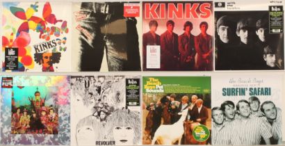 Collection of Recent Issue Classic Rock LPs to include (1) The Rolling Stones - Sticky Fingers (2...