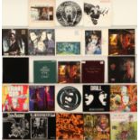 A collection of Alternative Rock LPs 12" and 10"