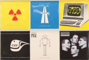 A collection of Recent Issue Kraftwerk LPs to include (1) Autobahn (2015 Europe Reissue Remastere...