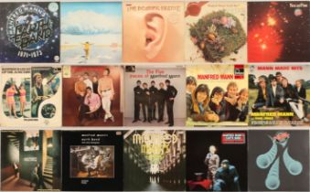 A collection of Manfred Mann and related LPs